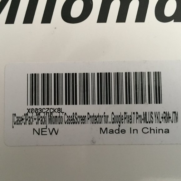 MILOMDOI CASE/SCREEN PROTECTOR/CAMERA PROTECTOR For GOOGLE PIXEL 7 PRO - Picture 2 of 3